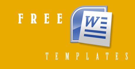 free download template for word